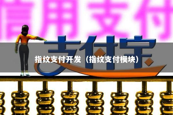 指纹支付开发(指纹支付模块)