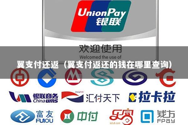 翼支付还返(翼支付返还的钱在哪里查询)