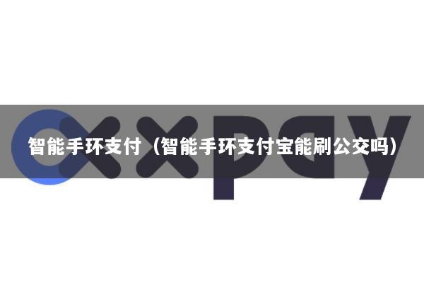 智能手环支付(智能手环支付宝能刷公交吗)