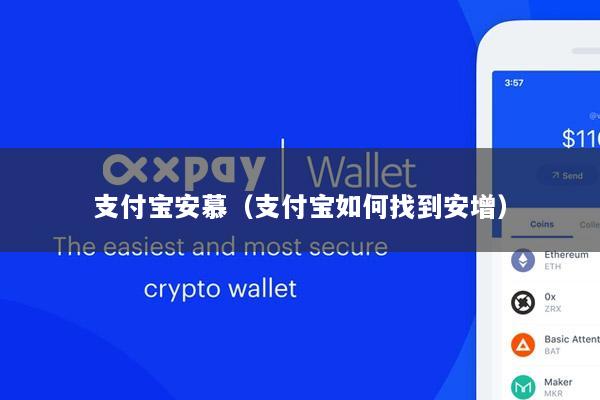 支付宝安慕(支付宝如何找到安增)